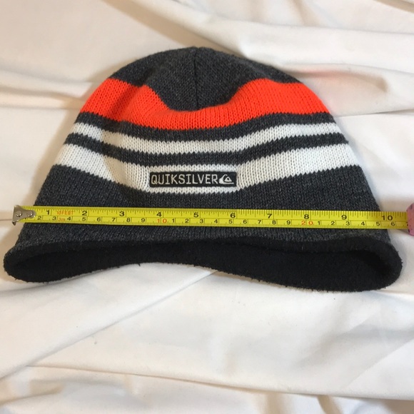 Quicksilver Knit Youth Beanie Fleece Lined - Picture 5 of 6